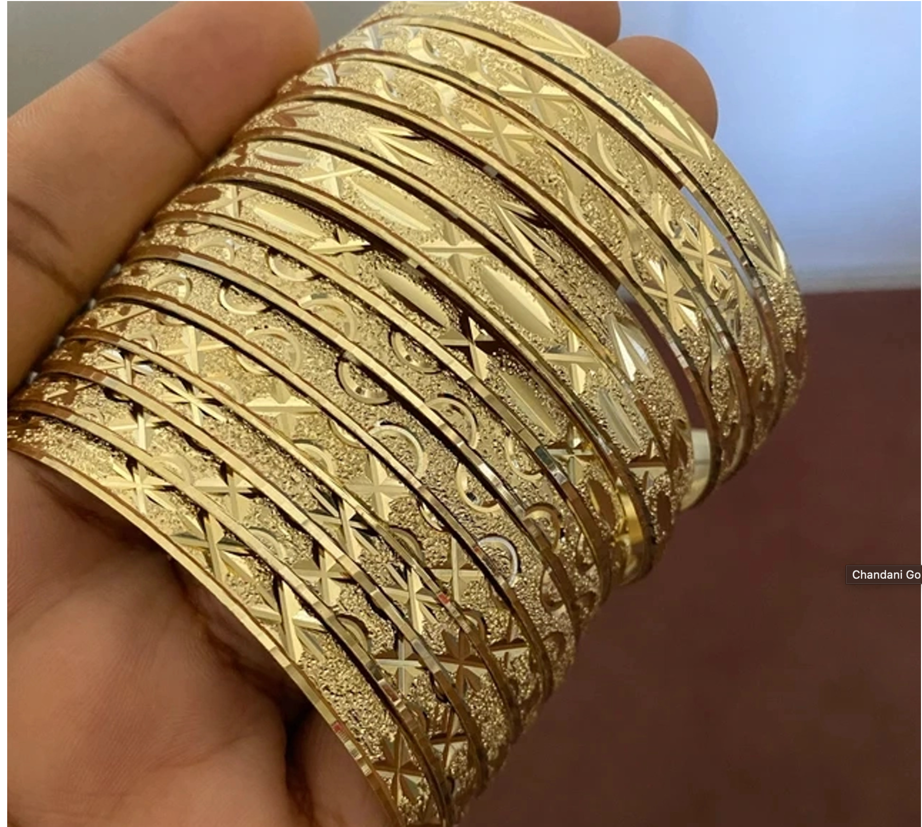 22k Gold Plated Bangles